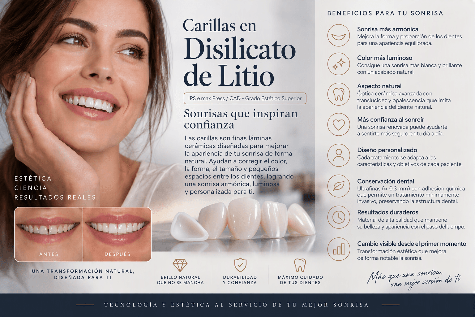 Carillas en Disilicato de Litio